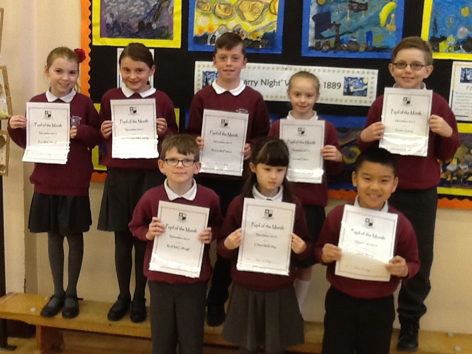November Prizewinners. 