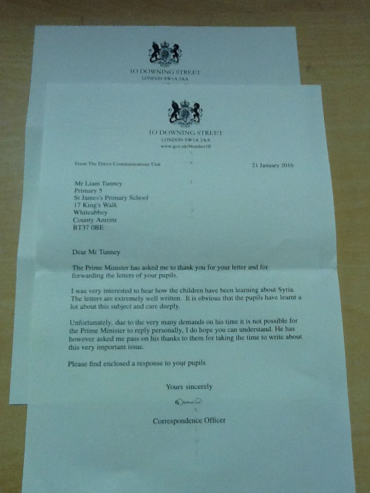 The Prime Minister's Office Writes Back!